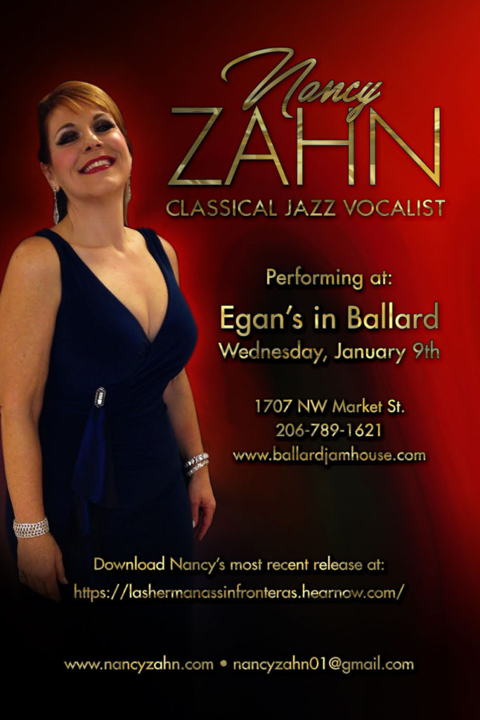 Nancy Zahn at Egan's in Ballard